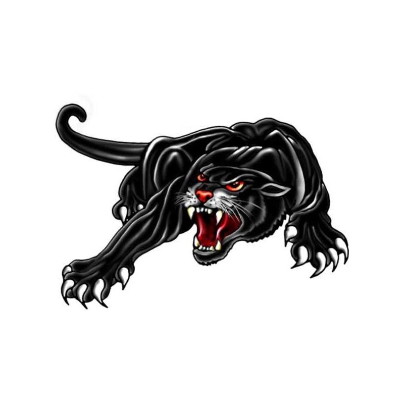 Auto uzlīme pantēra 33x23cm