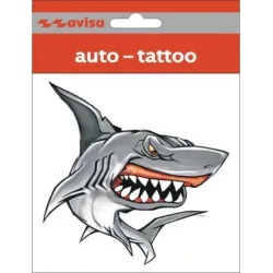 Наклейка на машину Avisa, 10 см x 11 см