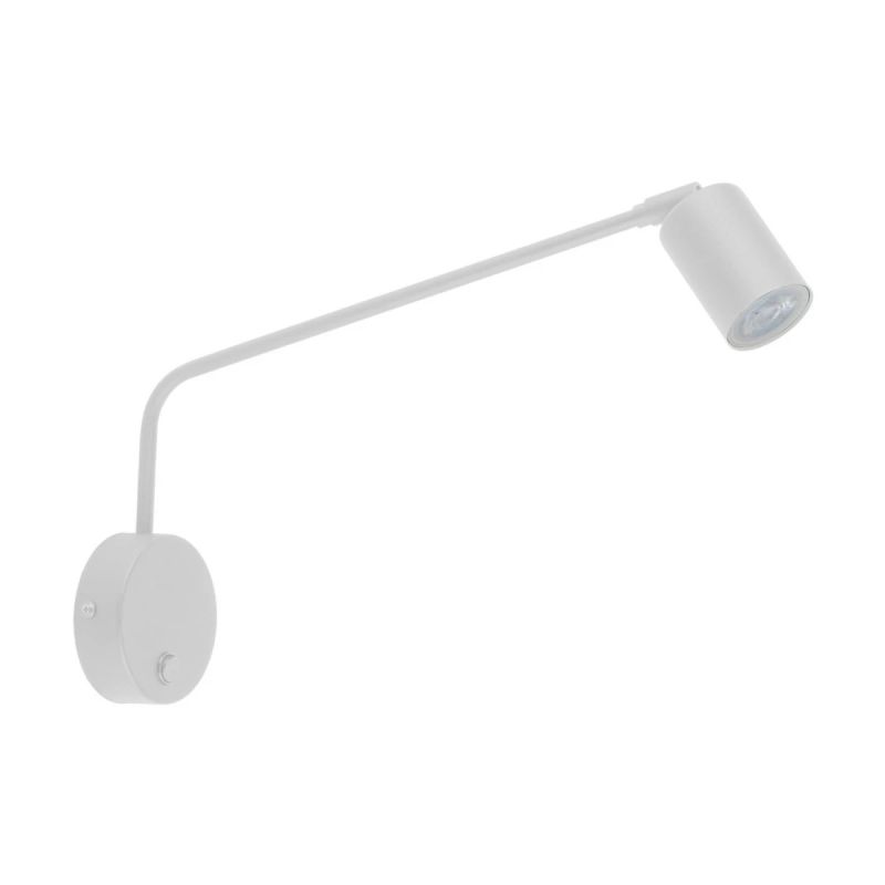 Lampa sienas logan gu10 10w balta