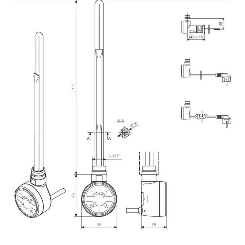 Kaitinimo elementas Terma MOA, 300 W