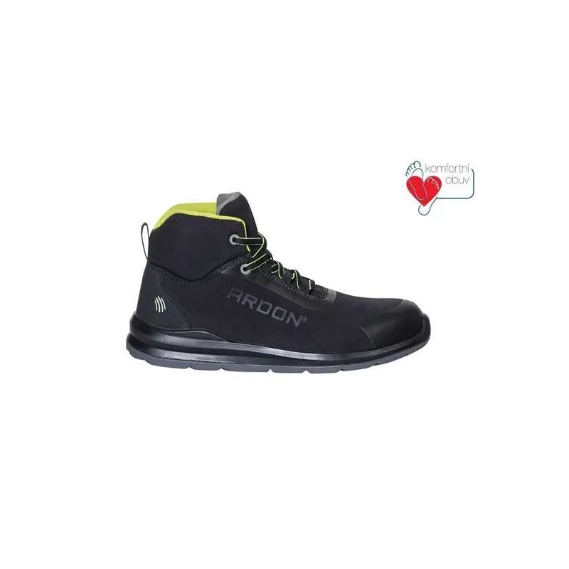 Darba zābaki vīriešu Ardon G3404, ar stulmu, bez siltinājuma, melna-zaļa, 46 izmērs