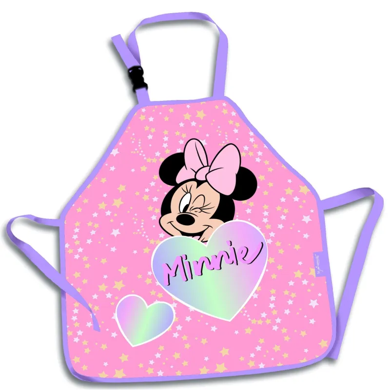 Priekšauts Minnie, rozā krās., poliesters