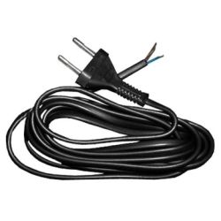 Vads ar kontaktdakšu 1.6m melna