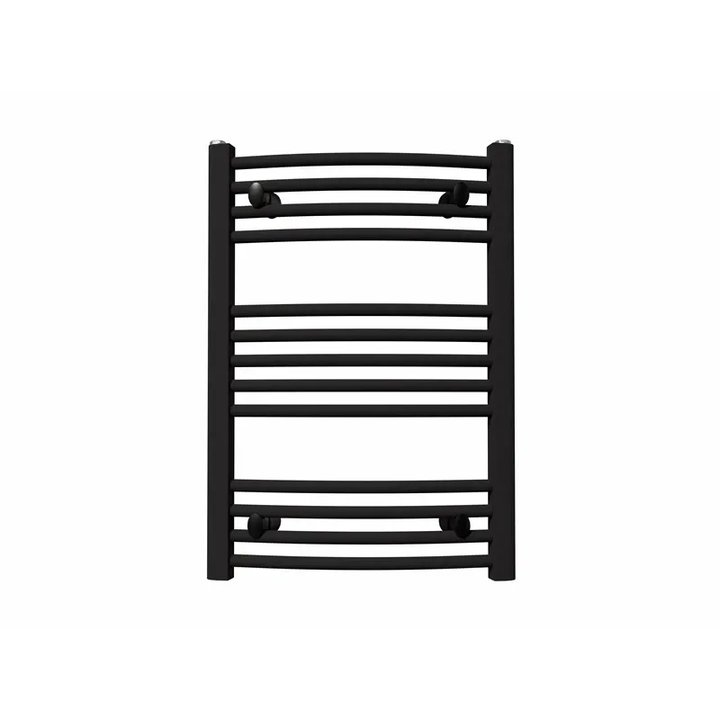 Ūdens dvieļu žāvētājs Koralux Rondo Classic, melna, 50 cm x 70 cm, 280 W