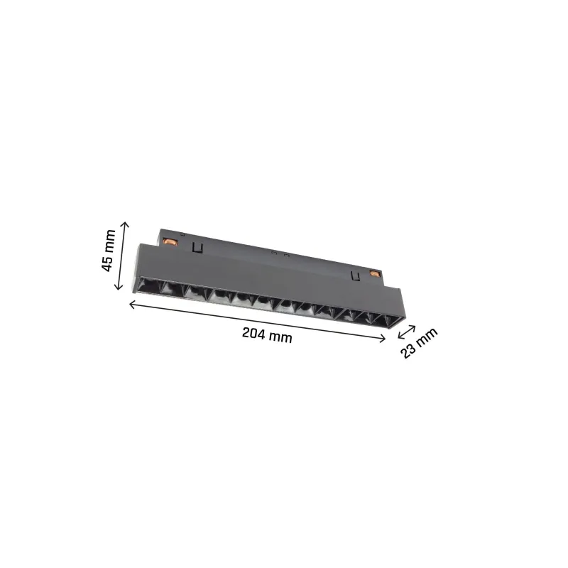Šviestuvas lubų Spectrum System Shift GRID S, LED, 3000 °K, 1 x 12 W