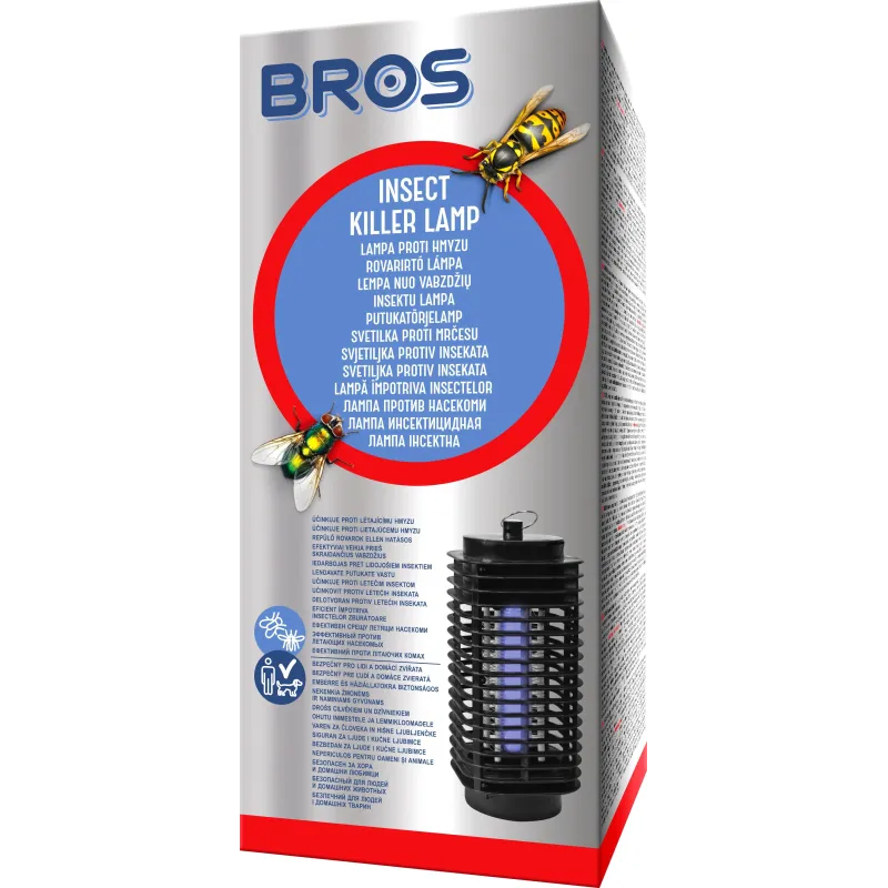 Elektriskais insektu iznīcinātājs mušas, odu, lapsenes Bros 445 LT LV EE