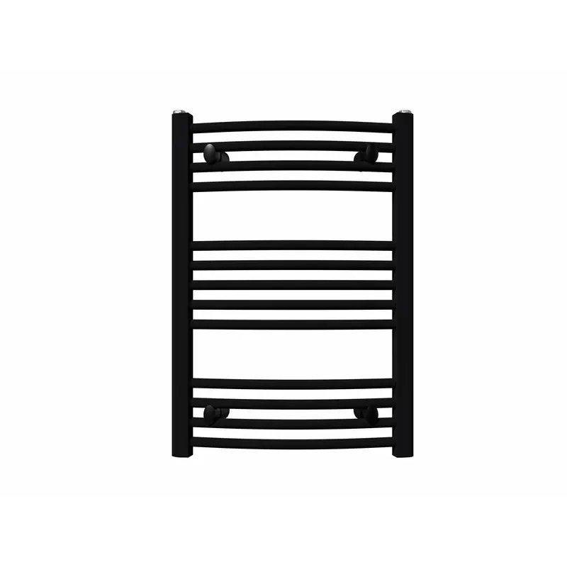 Ūdens dvieļu žāvētājs Koralux Rondo Classic, melna, 50 cm x 70 cm, 280 W