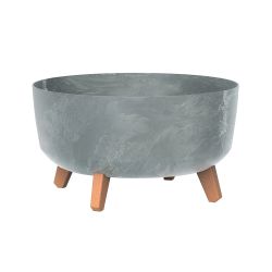 Puķupods gracia low beton effect dgrl400