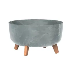 Puķupods gracia low beton effect dgrl400