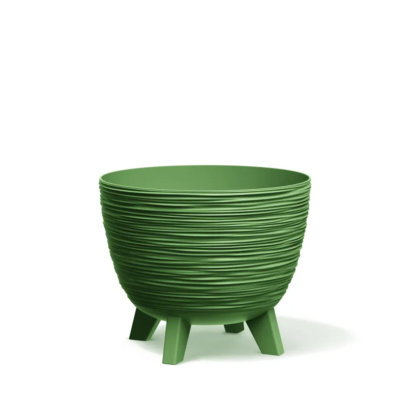 Puķu pods Prosperplast Furu DFUR240-5615C, plastmasa, zaļa