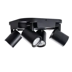 Spotlampa laurin el-4o b 4xgu10 melna