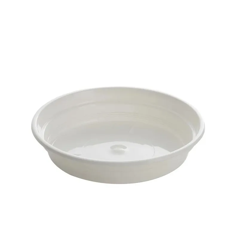 Puķu poda šķīvis Uniplastex 5-300, balta krās., 11 cm