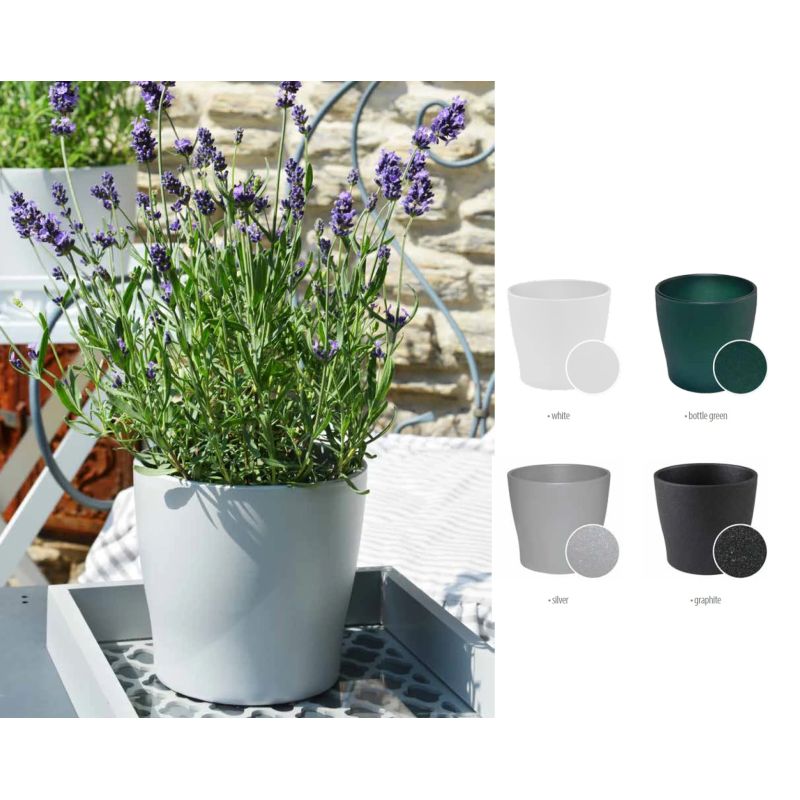 Keram.puķu pods toskania d24 sudraba kr.