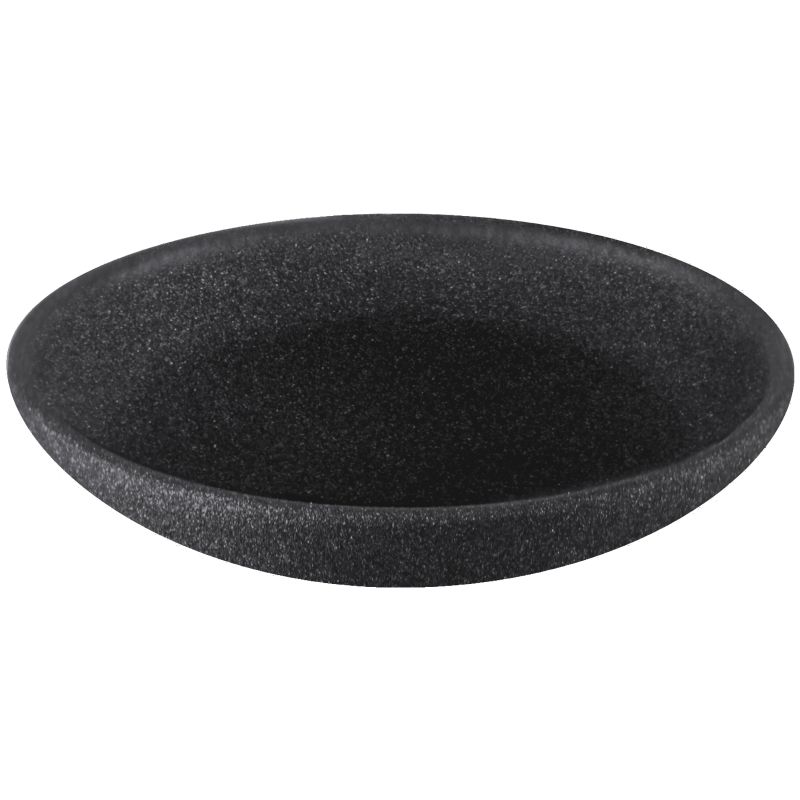 Keram. puķu poda šķīvis d19 grafīta kr.