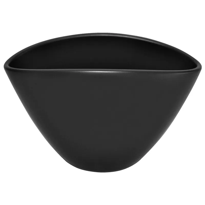 Puķu pods Domoletti, keramika, melna krās.