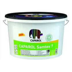 Emulsijas krāsa Caparol SAMTEX 7 ELF B1, balta, 2.5 l