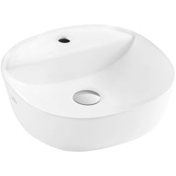 Izlietne uzl.uz virsmas apaļa 40cm balta