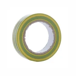 Izoliacinė juosta, Bycom, 0.13 x 19 mm. 20 m. geltona-žalia