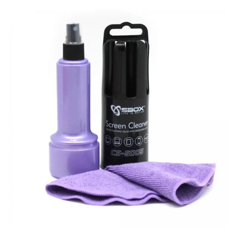 Sbox CS-5005U Screen Cleaner 150ml Purple