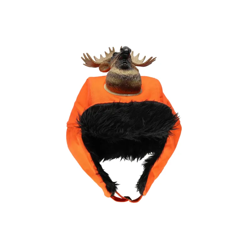 Winter Hat Moose orange