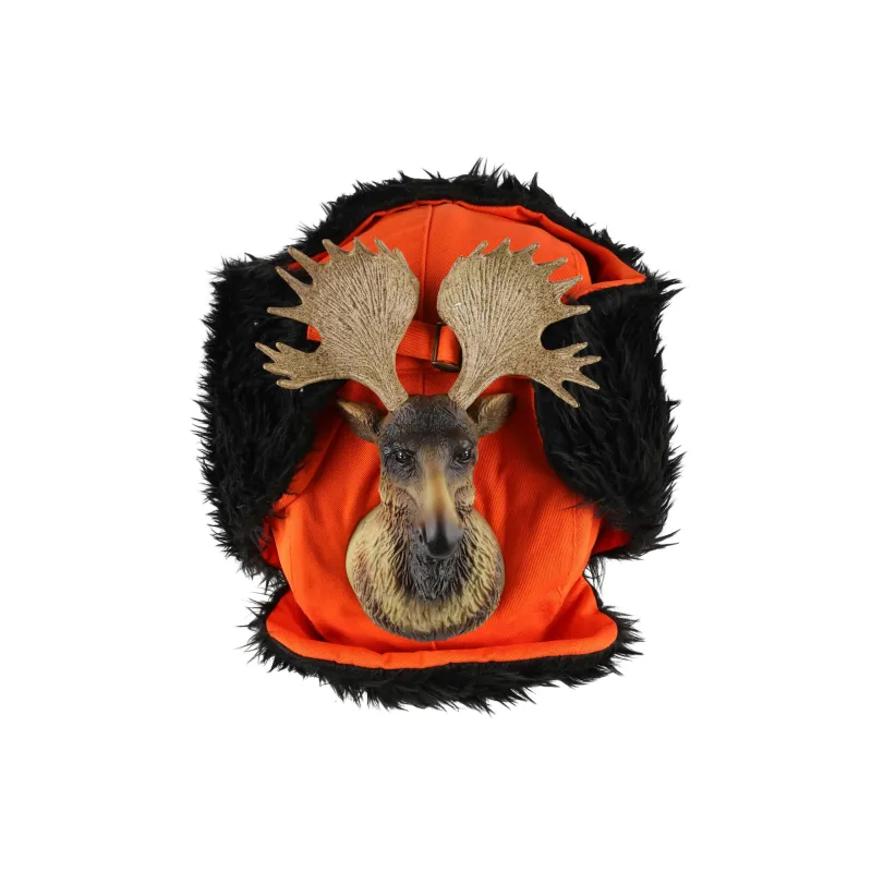 Winter Hat Moose orange