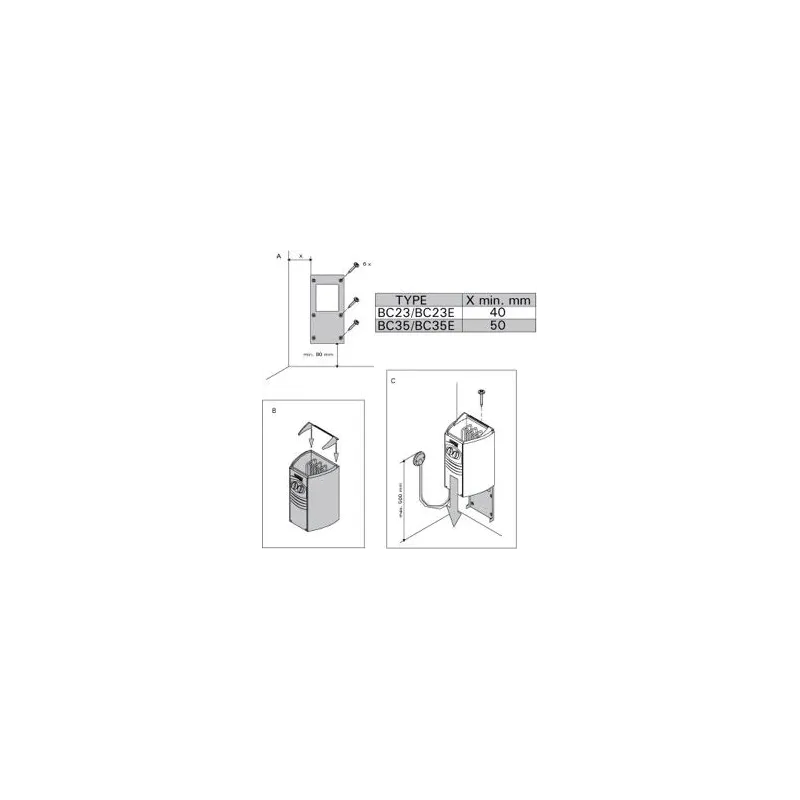 Elektriskās pirts krāsnis HARVIA VEGA COMPACT BC35