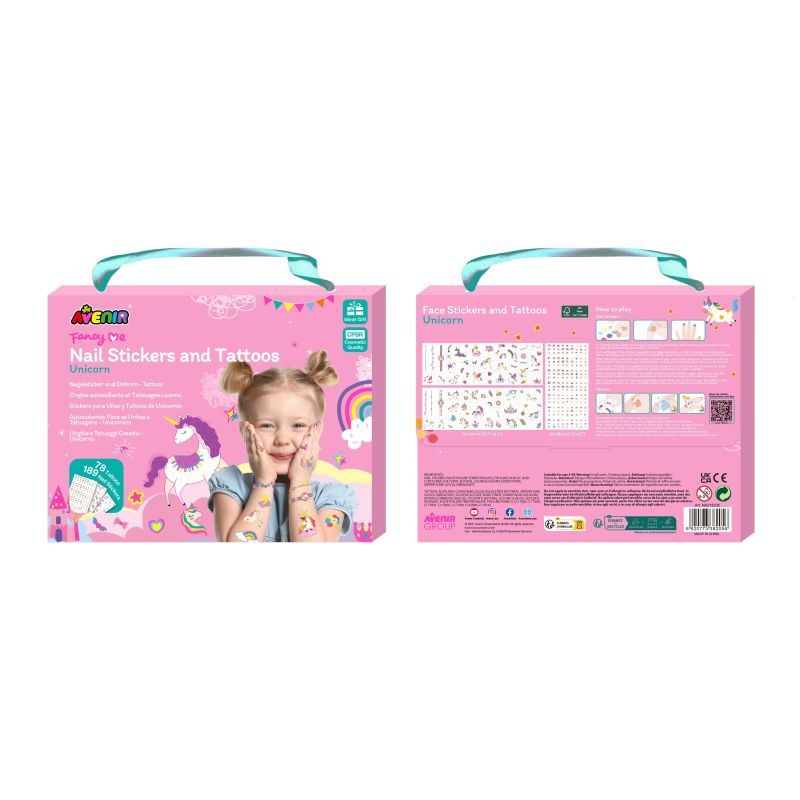 AVENIR küünekleebised ja tätoveeringud - Ükssarvik