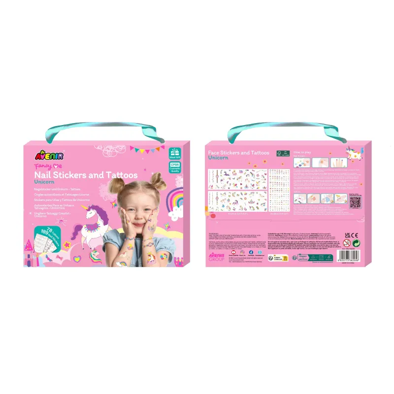 AVENIR 260+ nagu uzlīmes un tetovējumi - Vienradzis