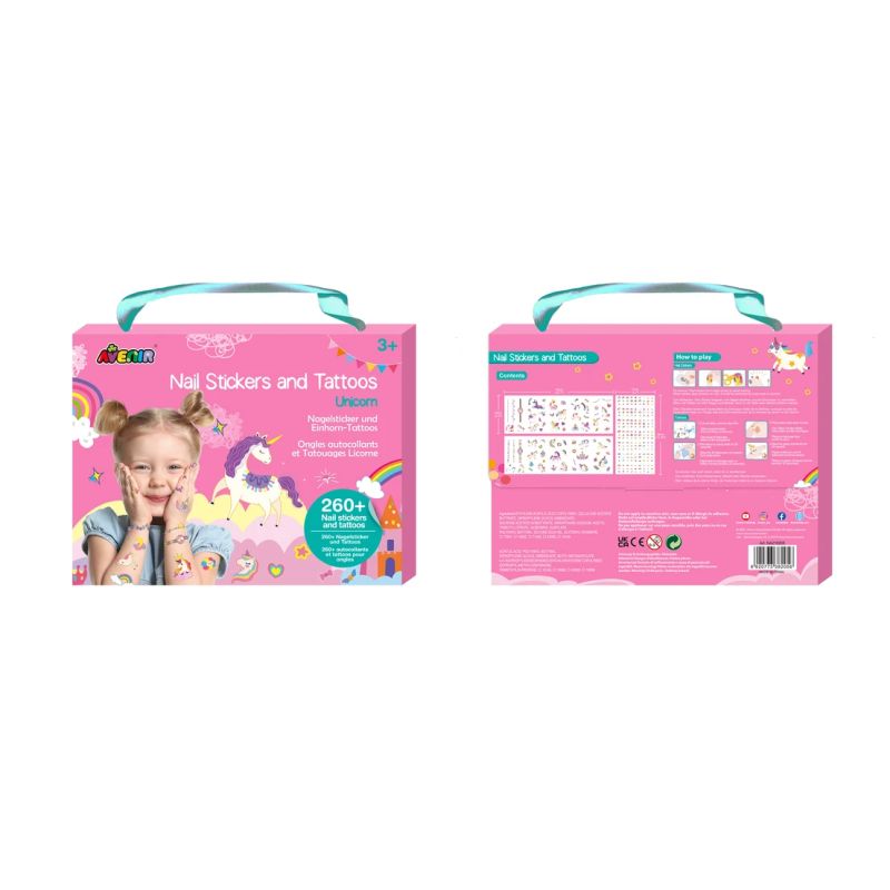 AVENIR küünekleebised ja tätoveeringud - Ükssarvik