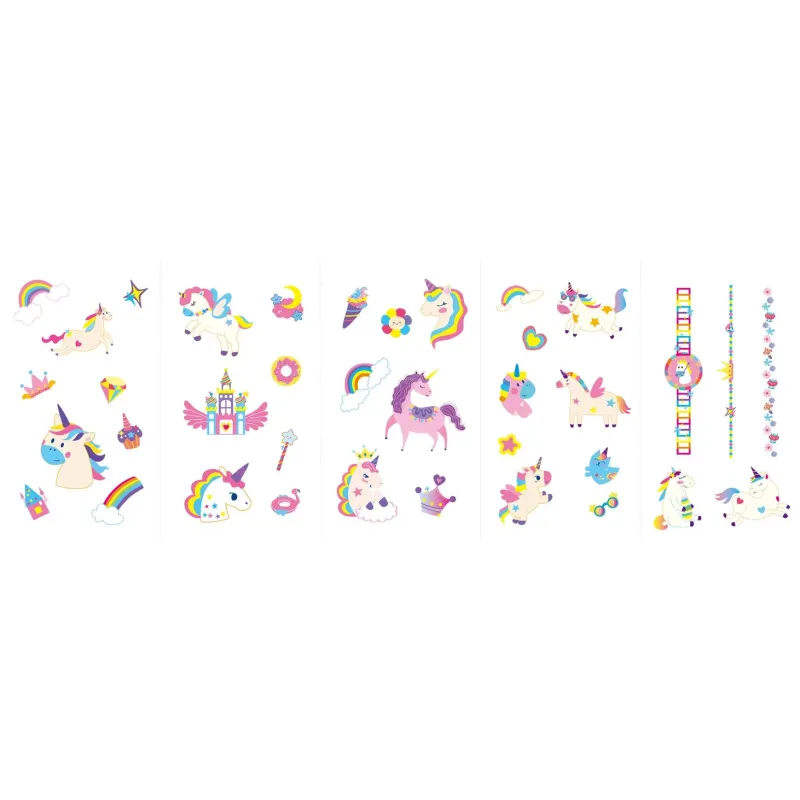 AVENIR Nail Stickers and Tattoos Unicorns