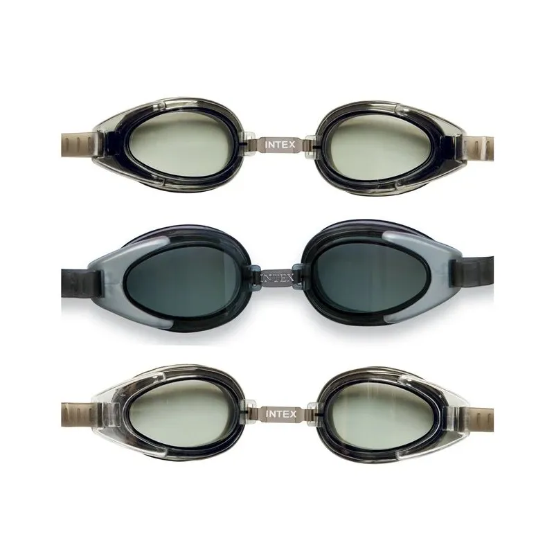 Peldēšanas brilles Intex 55685, caurspīdīga krās.-melna krās.-pelēka krās.