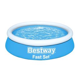 Baseins piepūšams Bestway Splash & Play Fast Set. zila-balta