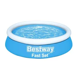 Baseins piepūšams Bestway Splash & Play Fast Set. zila-balta