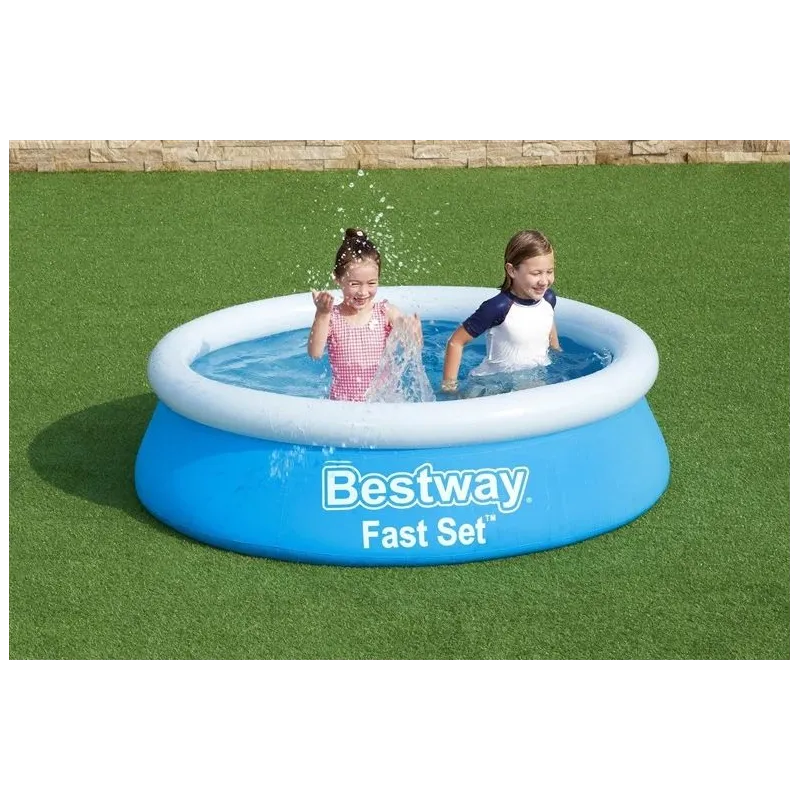 Baseins piepūšams Bestway Splash & Play Fast Set. zila-balta