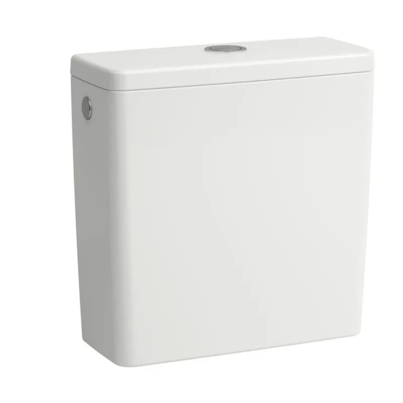 Tualetes skalojamā kaste Laufen LUA 65, balta krās.