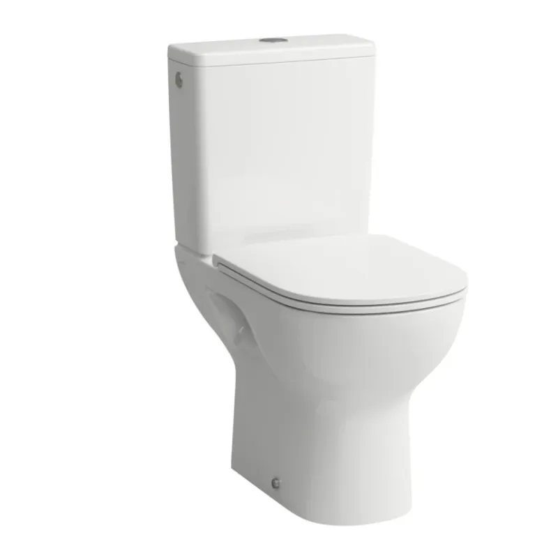 Tualetes skalojamā kaste Laufen LUA 65, balta krās.