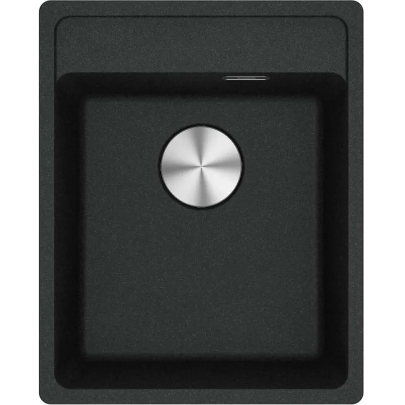 Virtuves izlietne Franke Maris MRG 610-37, granīts, 51 cm x 41 cm x 20 cm, melna