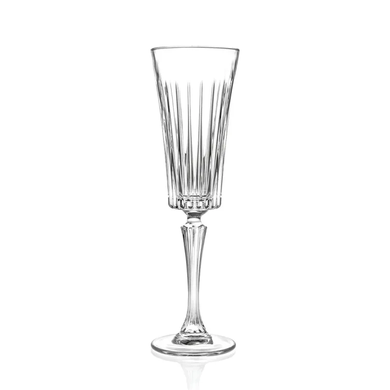 Šampano taurių komplektas RCR Timeless, krištolas, 0.21 l, 6 vnt.