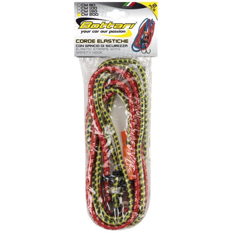 Stipr.gum.ar droš. āķi 200 cm 2gab