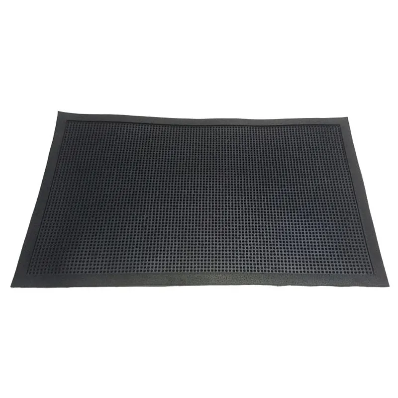 Uksematt Domoletti Rpn 008, must v., 45 cm x 75 cm x 0.8 cm