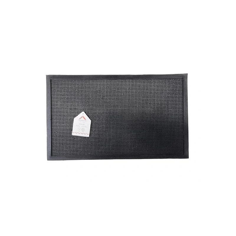 Придверный коврик Domoletti Rpn 008, черный цв., 45 см x 75 см x 0.8 см