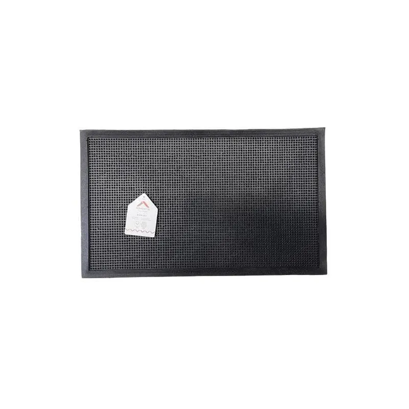 Придверный коврик Domoletti Rpn 008, черный цв., 45 см x 75 см x 0.8 см