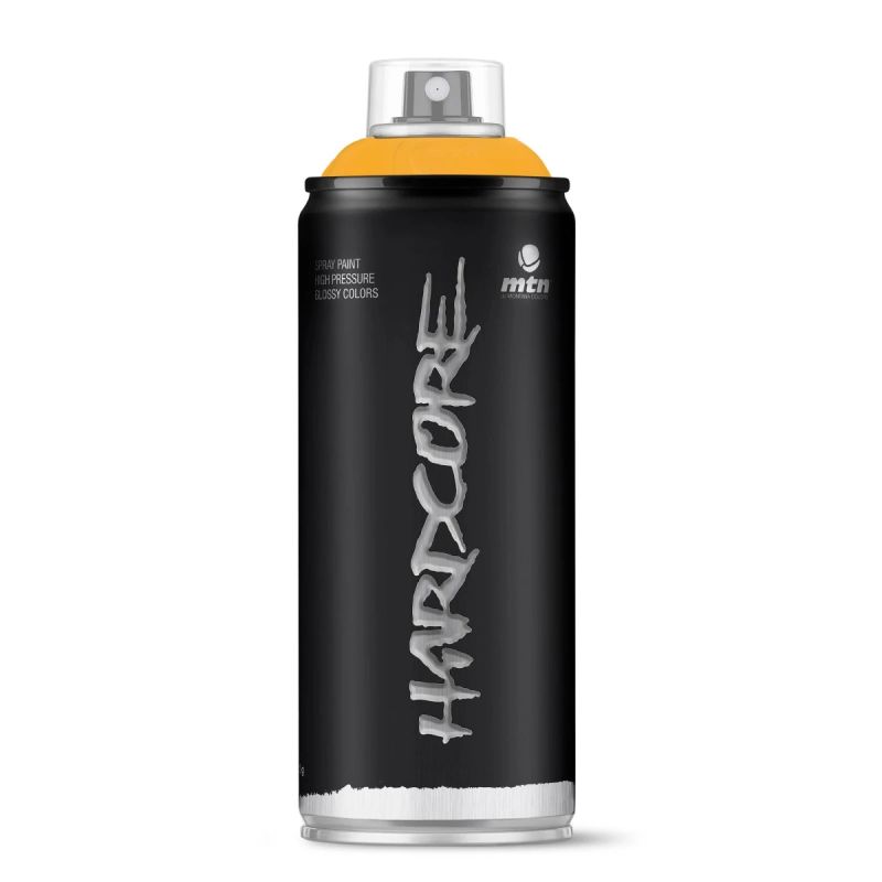 Montana Hardcore Spray Paint, Yellow, 0.4 l