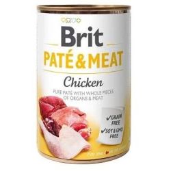 Märg koeratoit Brit Care Paté & Meat BR57417, kanaliha, 0.4 kg