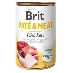 Mitrā barība ,konservi, suņiem Brit Care Paté & Meat BR57417, vistas gaļa, 0.4 kg