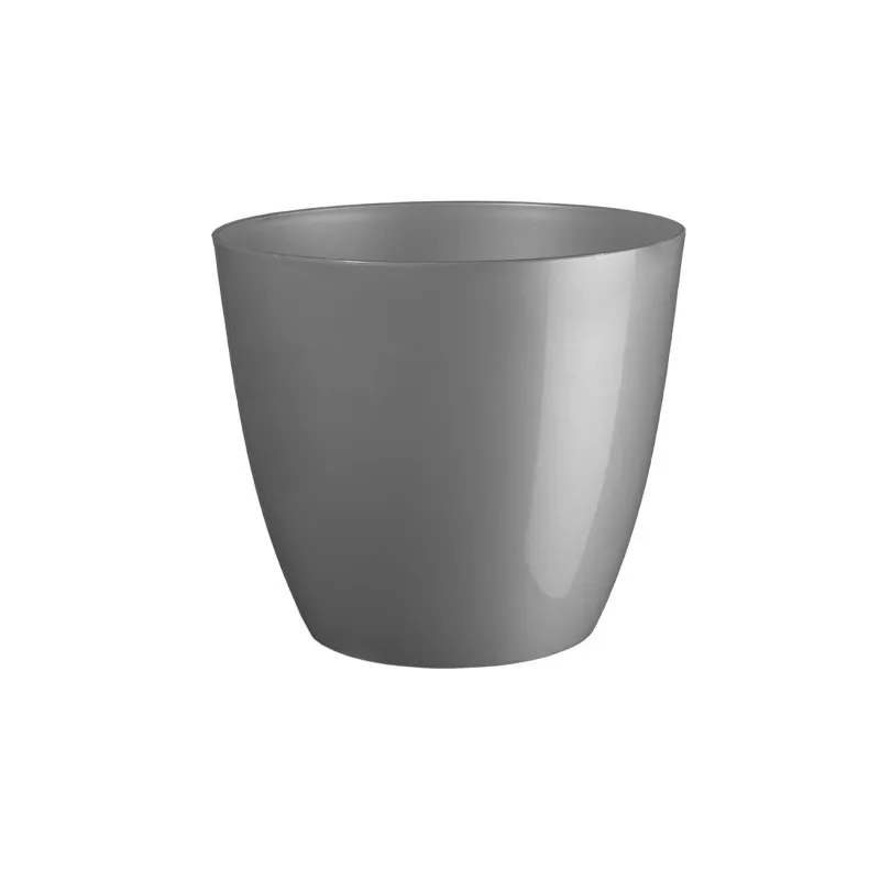 Puķu pods Plastkon Ella 4111487084, plastmasa, sudraba krās.