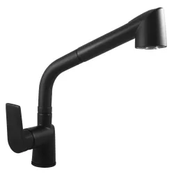 Кухонный смеситель Domoletti Colorado DCO111.5CMAT, черный цв.