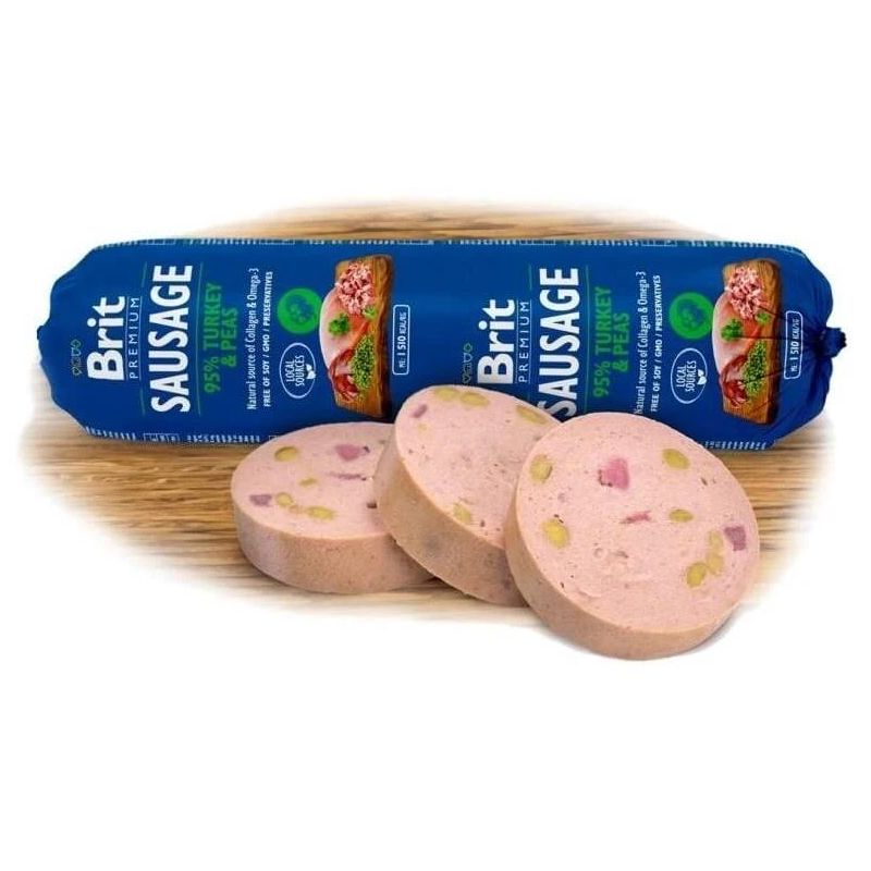 Desa suņiem brit prem tītars-zirņi 800g