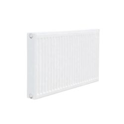 Radiators Sanica 33PKKPKP, 110 cm x 50 cm, sānu pieslēgums, 2092.2 W, balta