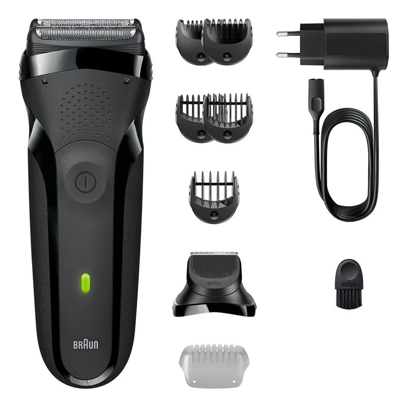 Shaver 3000bt black-grey braun